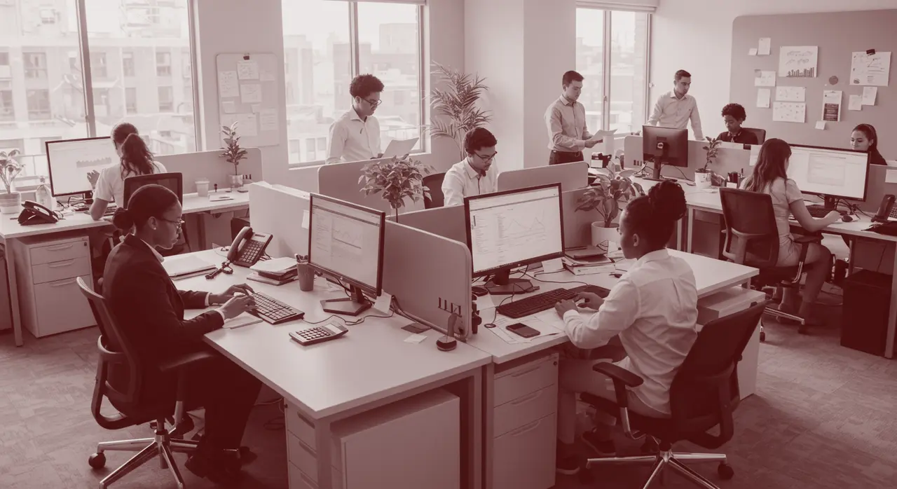 Ambiente de trabalho da Ação Contábil em São José dos Campos